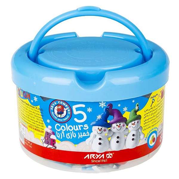 خمیربازی 5 رنگ آریا مدل 1062