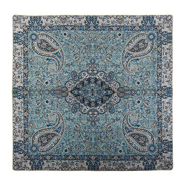 رومیزی ترمه حسینی طرح سالار سایز 100 × 100 سانتی‌متر
