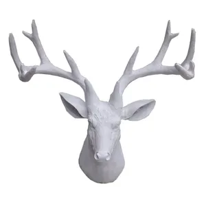 مجسمه طرح کله گوزن مدل غزال 4 شاخ