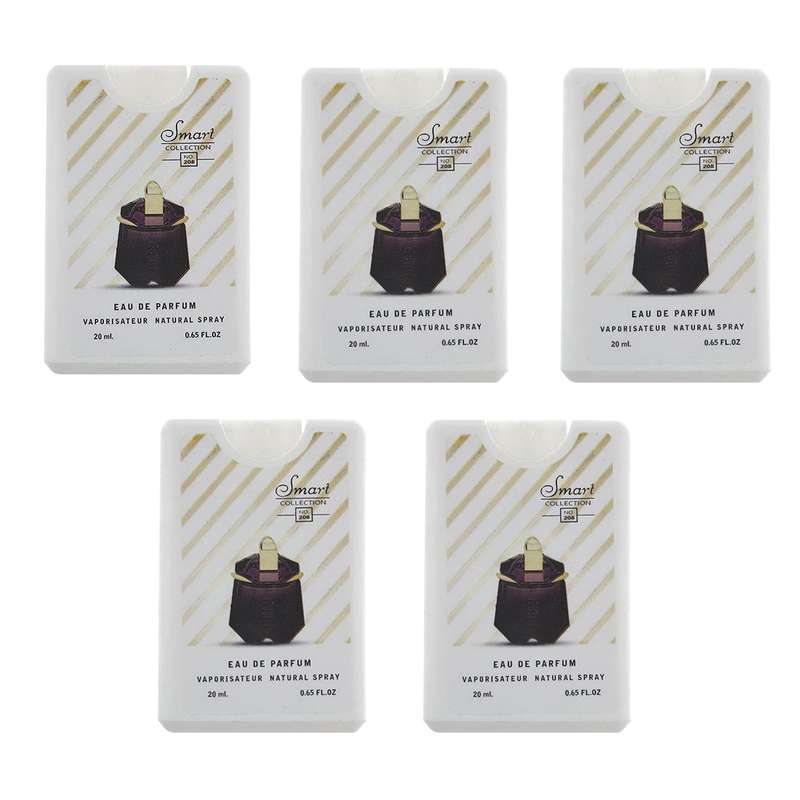 عطر جیبی زنانه اسمارت کالکشن مدل Alien حجم 20 میلی لیتر مجموعه 5 عددی عطر جیبی زنانه اسمارت کالکشن مدل Alien حجم 20 میلی لیتر مجموعه 5 عددی