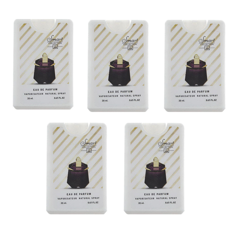 عطر جیبی زنانه اسمارت کالکشن مدل Alien حجم 20 میلی لیتر مجموعه 5 عددی عطر جیبی زنانه اسمارت کالکشن مدل Alien حجم 20 میلی لیتر مجموعه 5 عددی