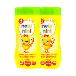 دستمال مرطوب کودک نیو بی بی مدل Calendula مجموعه 2 عددی