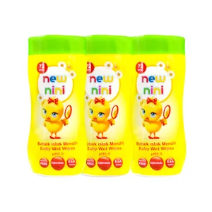 دستمال مرطوب کودک نیو بی بی مدل Calendula مجموعه 3 عددی