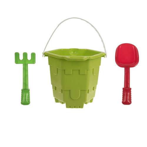 ست شن بازی زرین تویز مدل Buckets Sea Castle E6