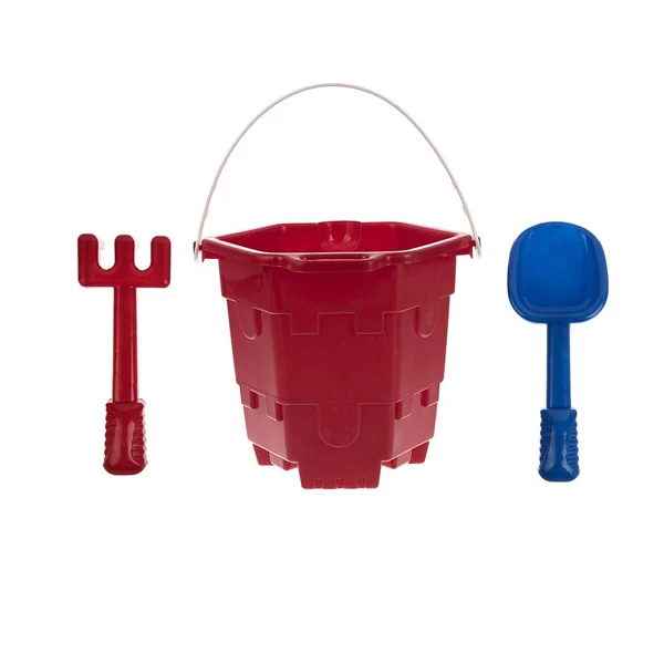 ست شن بازی زرین تویز مدل Buckets Sea Castle E6