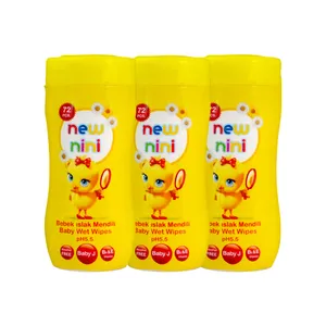 دستمال مرطوب کودک نیو بی بی مدل BBD3 مجموعه 3 عددی