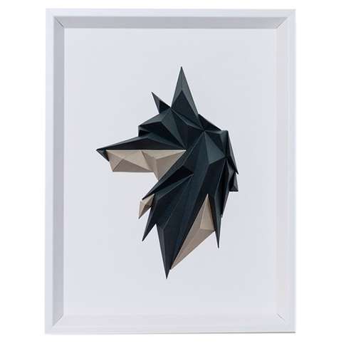 تابلو مقوایی سه بعدی گروه هنری ارژنگ مدل هاسکی کد CR002d