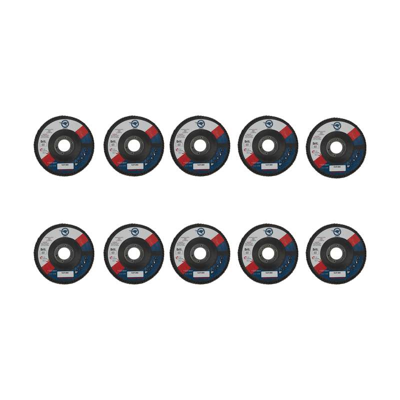 مجموعه 10عددی سنباده فلاپ دیسک مدل Z80-11522