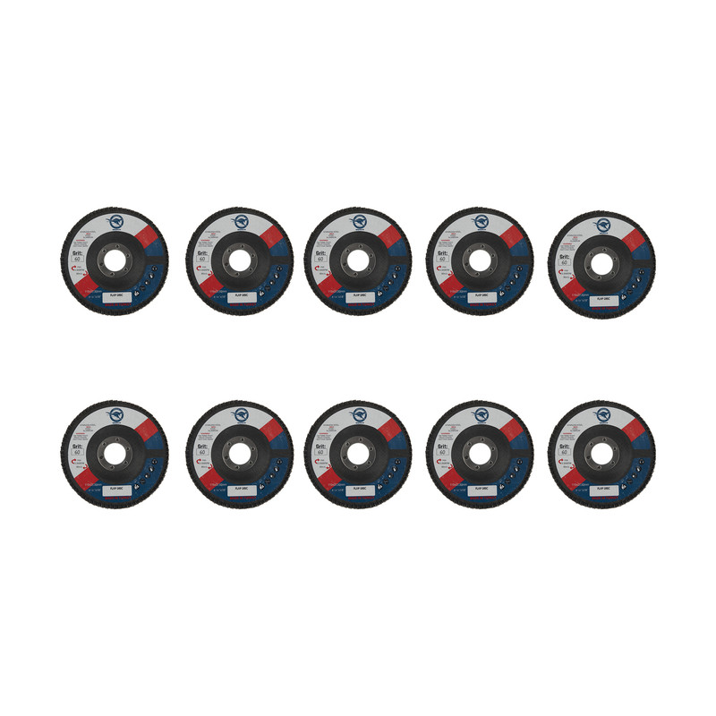 مجموعه 10عددی سنباده فلاپ دیسک مدل Z80-11522