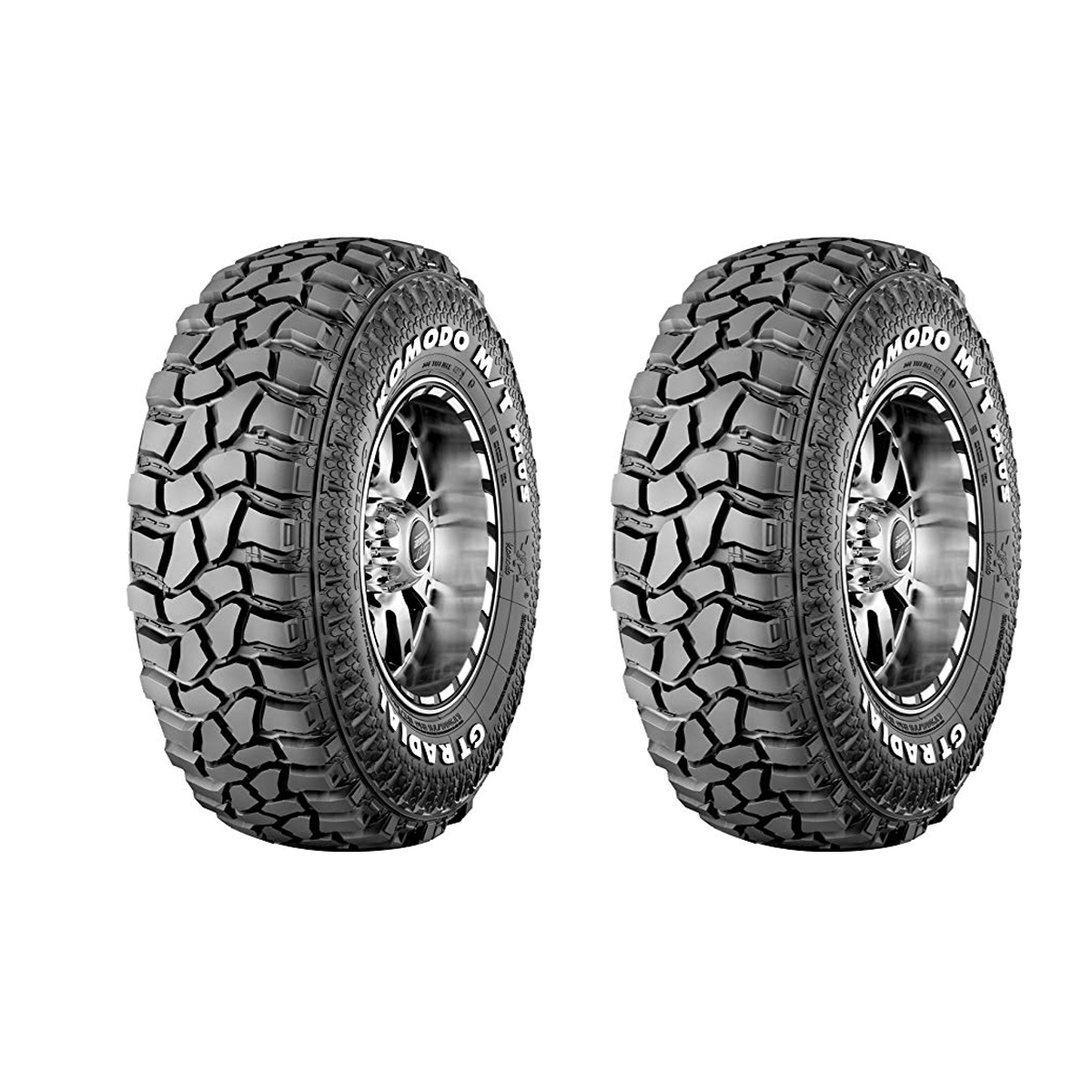 لاستیک خودرو جی تی مدل  KOMODO EXTREME سایز 31/10.5R15 - دو حلقه