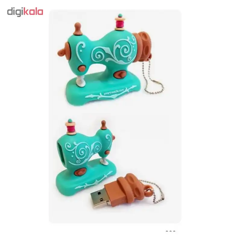 فلش مموری طرح چرخ خیاطی مدل Ul-Pv-SewMechi01 ظرفیت 32 گیگابایت