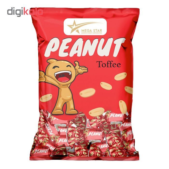 تافی بادام زمینی مگا استار - 1کیلوگرم main 1 1
