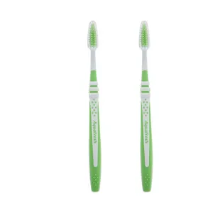 مسواک آکوا فرش مدل Clean And Flex با برس متوسط بسته 2 عددی