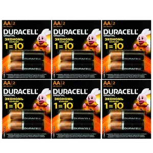 باتری قلمی دوراسل مدل Plus Power بسته 12 عددی
