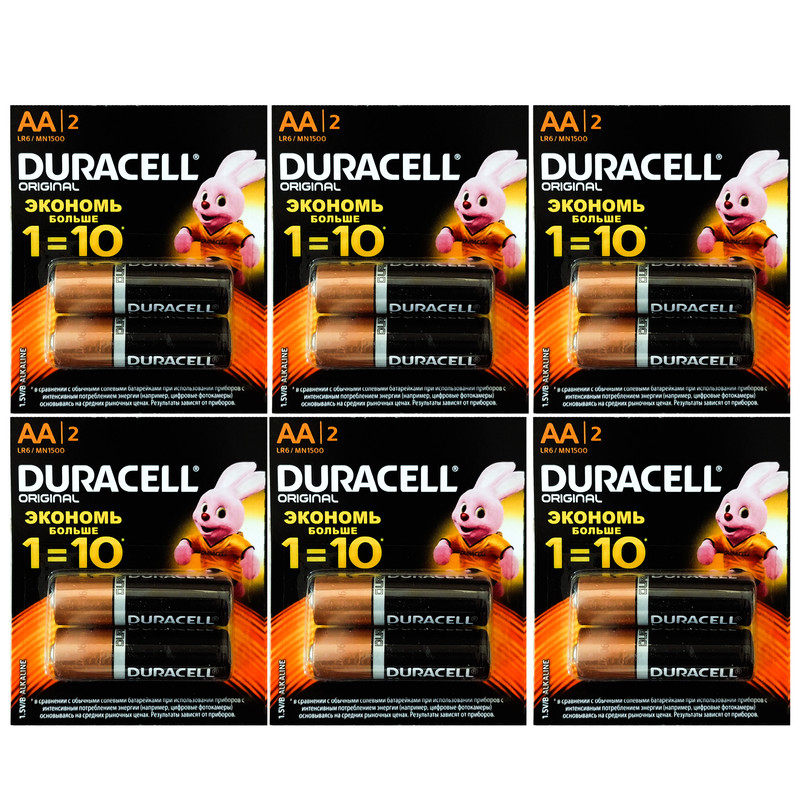 باتری قلمی دوراسل مدل Plus Power بسته 12 عددی