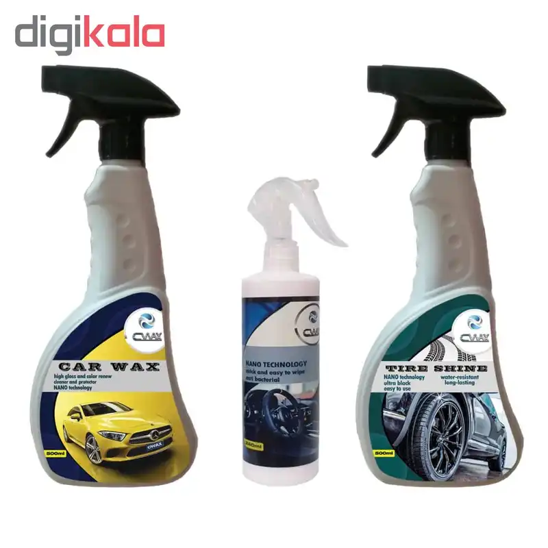 اسپری واکس خودرو سیواکس کد cwp2 مجموعه 3عددی