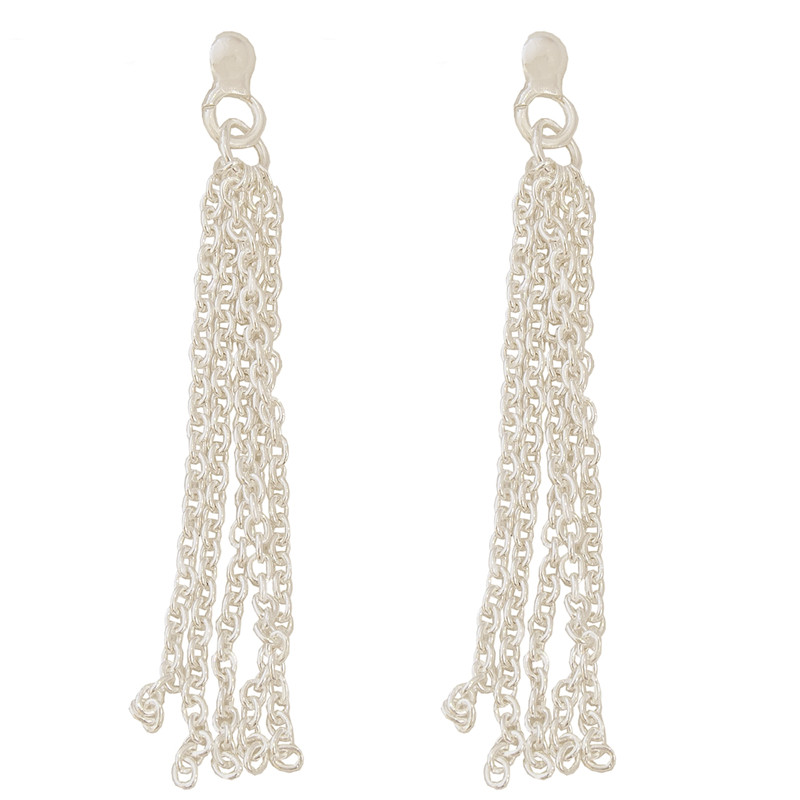 گوشواره نقره زنانه کد IM040