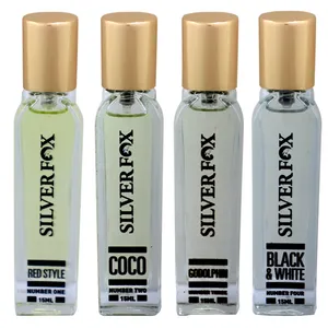 عطر جیبی زنانه سیلور فاکس کد 02 حجم 15 میلی لیتر مجموعه 4 عددی