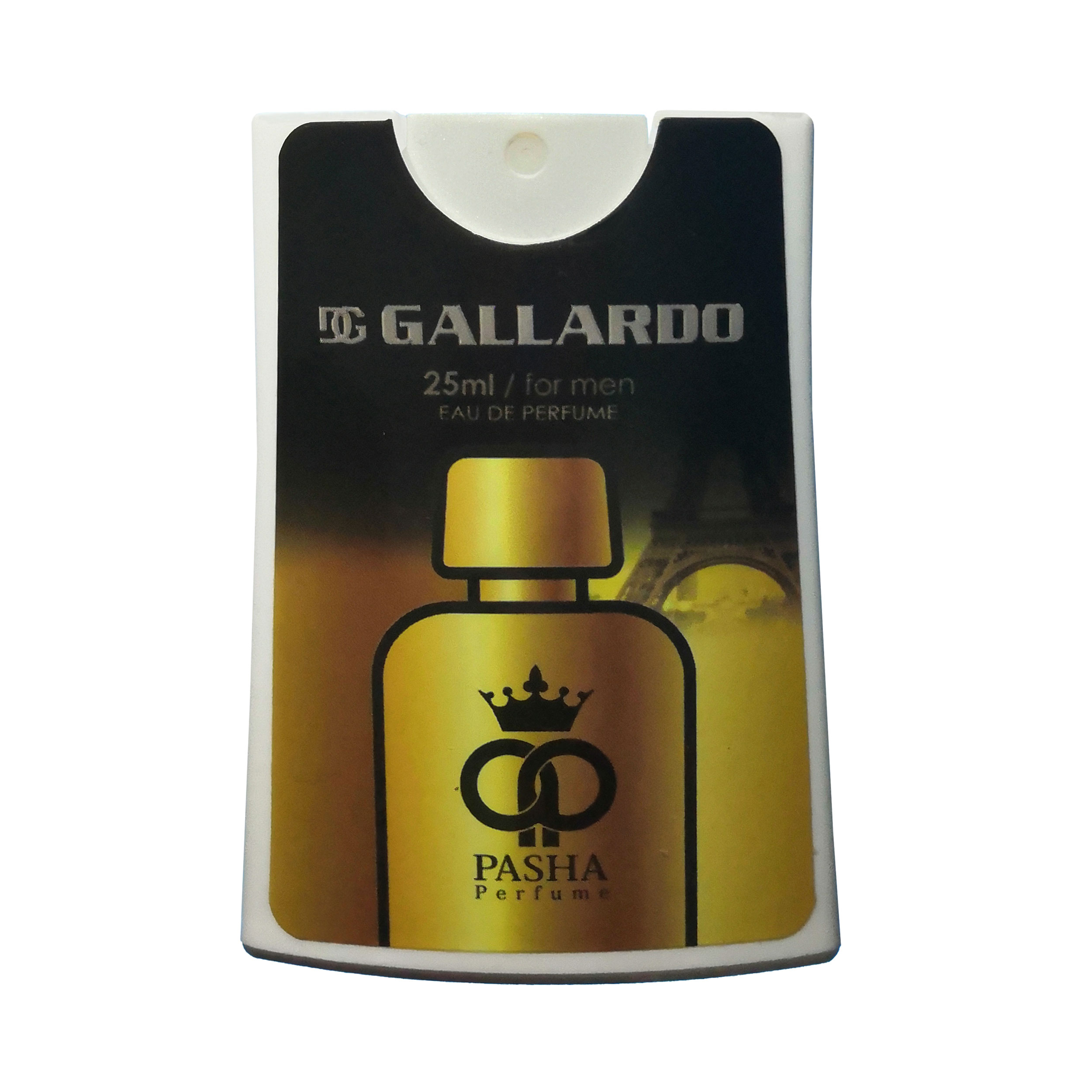 عطر جیبی مردانه گالاردو مدل PASHA PERFUME حجم 25 میلی لیتر