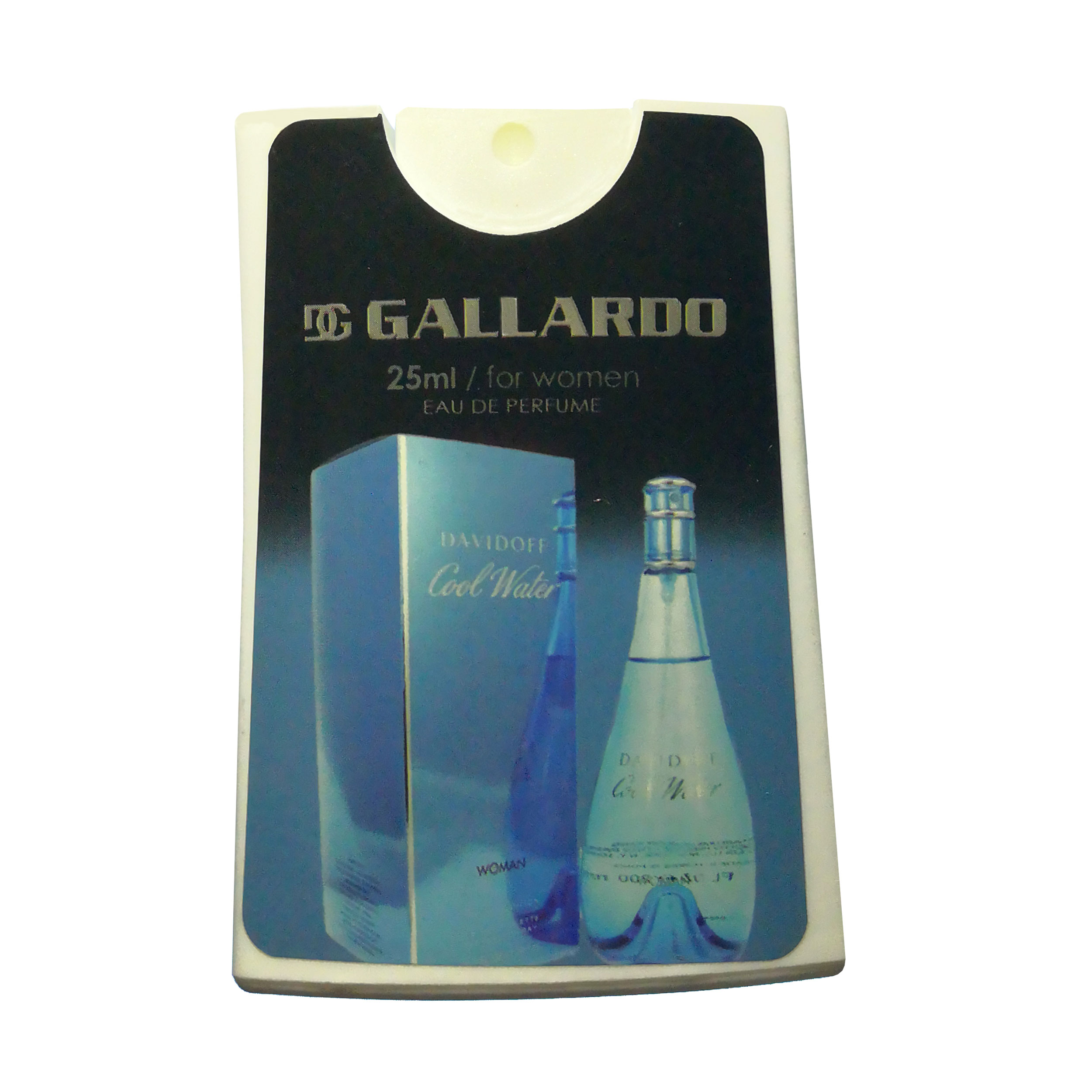 عطر جیبی زنانه گالاردو مدل  COOL WATER حجم 25 میلی لیتر