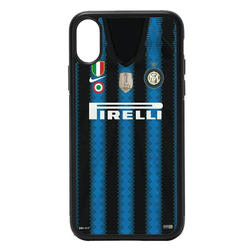 کاور طرح لباس تیم اینتر میلان کد 11050627 مناسب برای گوشی موبایل اپل iphone xs max