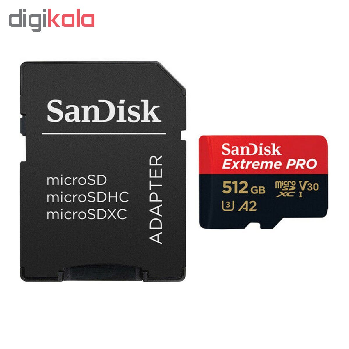 کارت حافظه microSDXC سن دیسک مدل Extreme PRO کلاس A2 استاندارد UHS-I U3 سرعت 170MBs ظرفیت 512 گیگابایت به همراه آداپتور SD کارت حافظه microSDXC سن دیسک مدل Extreme PRO کلاس A2 استاندارد UHS-I U3 سرعت 170MBs ظرفیت 512 گیگابایت به همراه آداپتور SD