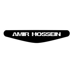 نقد و بررسی برچسب لایت بار دسته پلی استیشن 4 ونسونی طرح AMIR HOSSEIN توسط خریداران