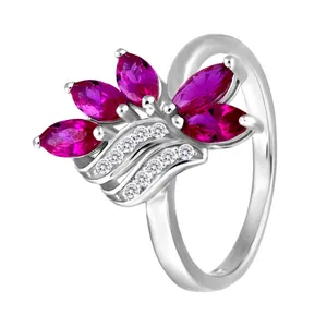 انگشتر نقره زنانه اقلیمه کد AN111-6