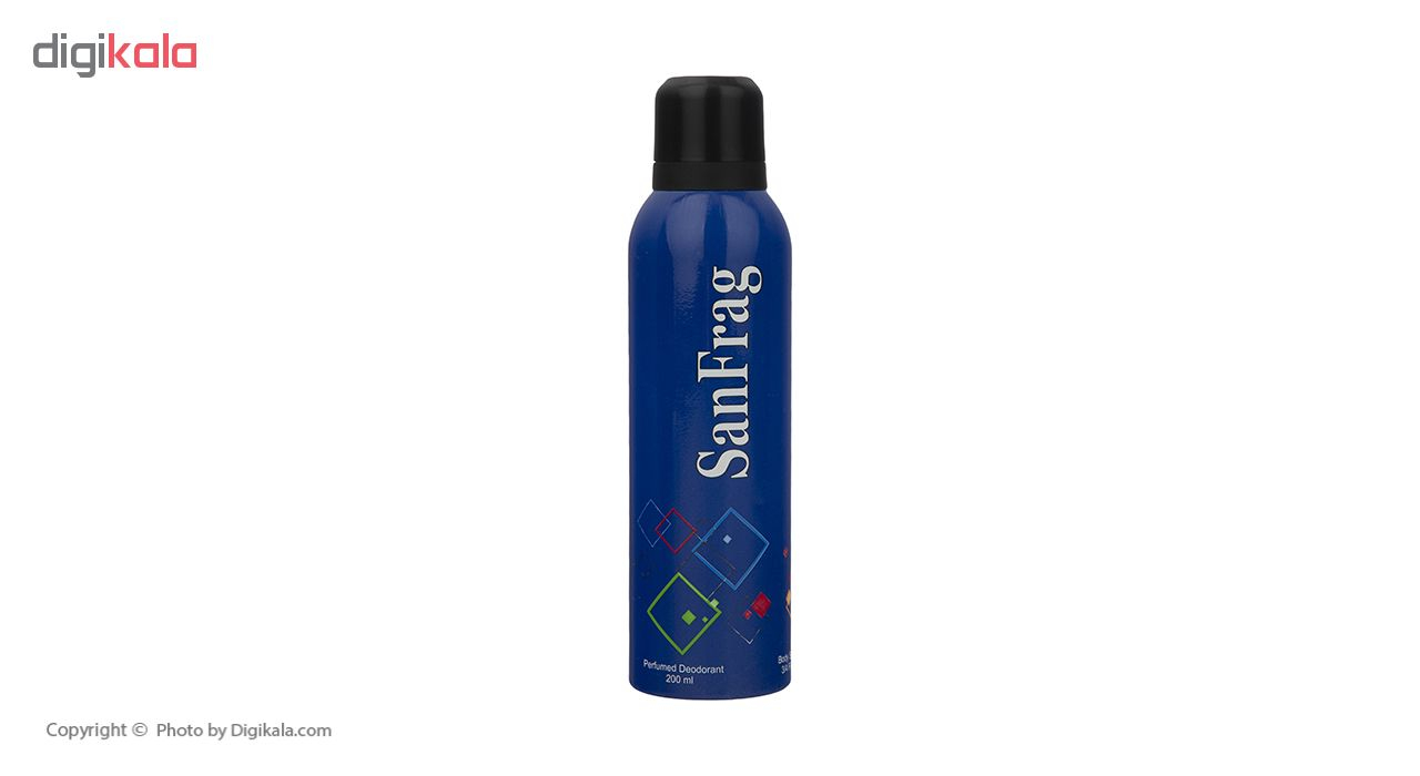 اسپری بدن مردانه سان فرگ مدل Silver Scent حجم 200 میلی لیتر