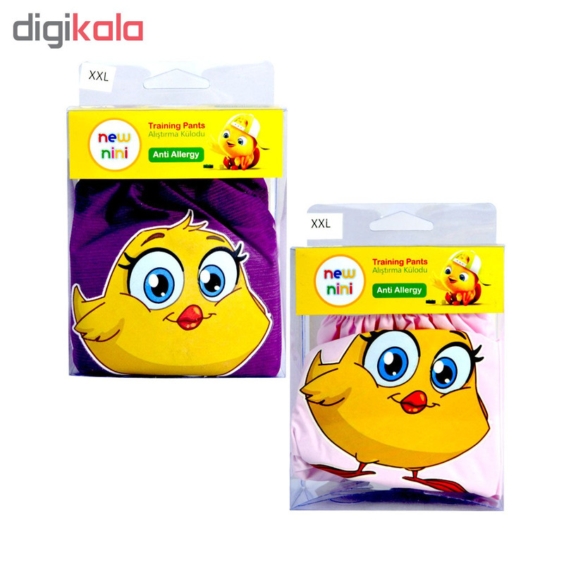 شورت آموزشی کودک نیو نی نی مدل 2JJ سایز XXL مجموعه 2 عددی