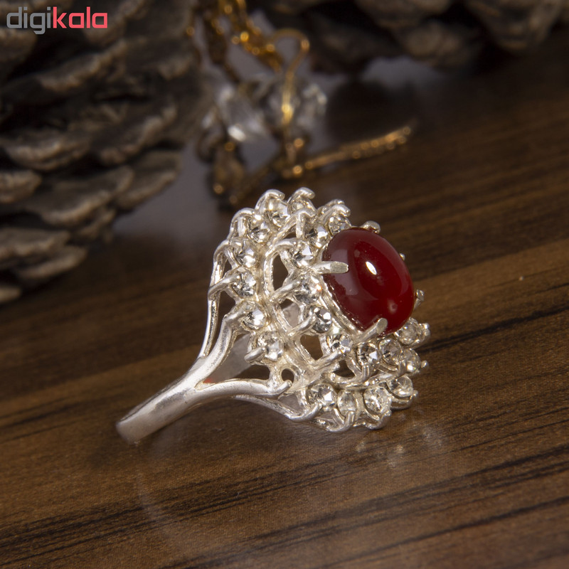 انگشتر نقره زنانه کد AW-051