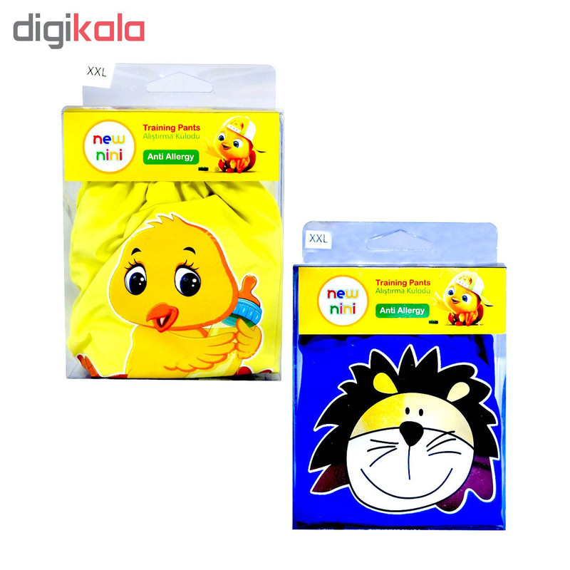 شورت آموزشی کودک نیو نی نی مدل SJ4 سایز XXL مجموعه 2 عددی