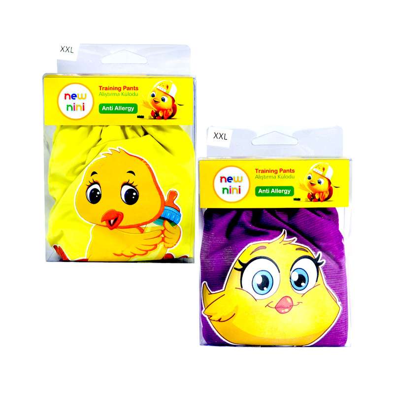 شورت آموزشی کودک نیو نی نی مدل JJ2 سایز XXL مجموعه 2 عددی شورت آموزشی کودک نیو نی نی مدل JJ2 سایز XXL مجموعه 2 عددی