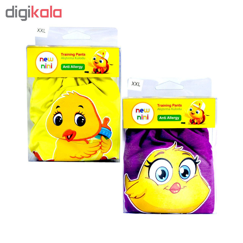 شورت آموزشی کودک نیو نی نی مدل JJ2 سایز XXL مجموعه 2 عددی شورت آموزشی کودک نیو نی نی مدل JJ2 سایز XXL مجموعه 2 عددی