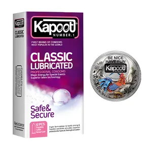 کاندوم کاپوت مدل Classic Lubricated بسته 12 عددی به همراه کاندوم کد 001