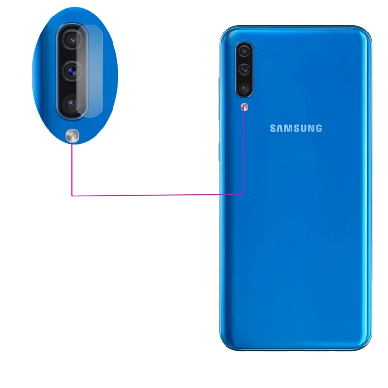 محافظ لنز دوربین مدل LTP مناسب برای گوشی موبایل سامسونگ Galaxy A50