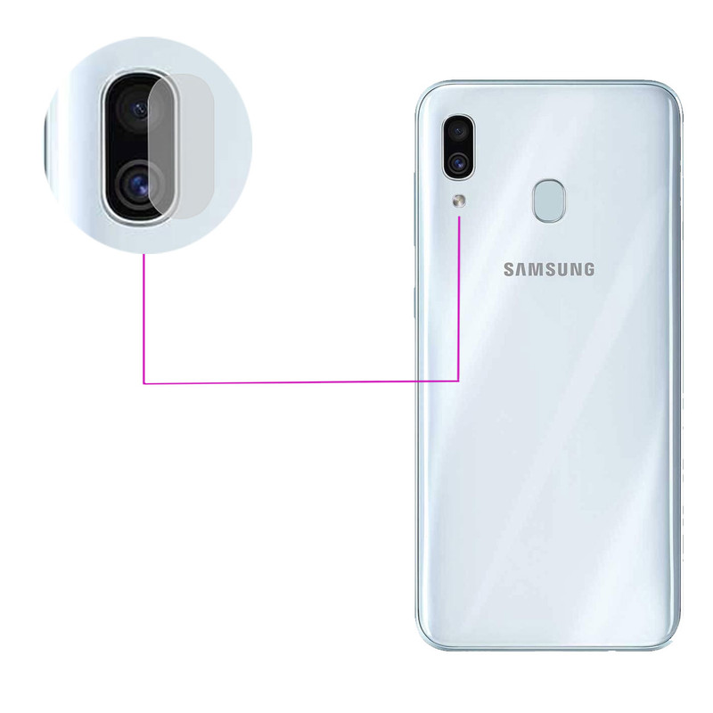 محافظ لنز دوربین مدل LTP مناسب برای گوشی موبایل سامسونگ Galaxy A30