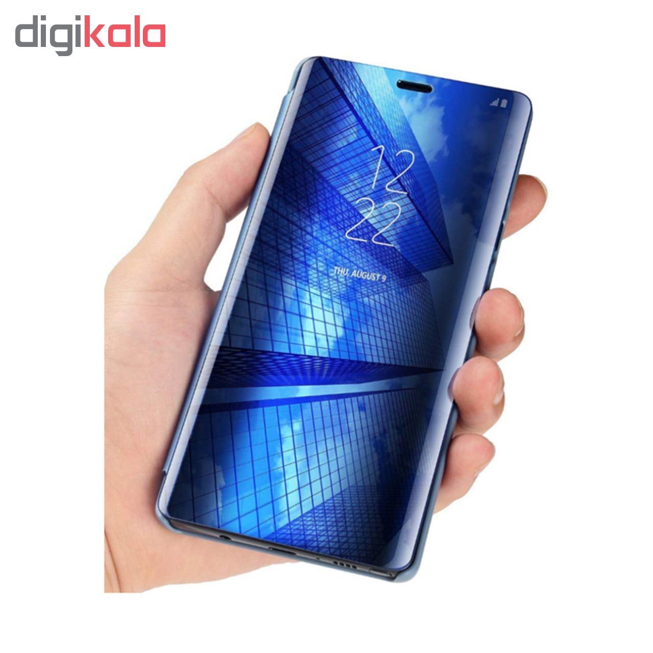 خرید اینترنتی با تخفیف ویژه کیف کلاسوری مدل Clear View مناسب برای گوشی موبایل سامسونگ Galaxy S10 Pus