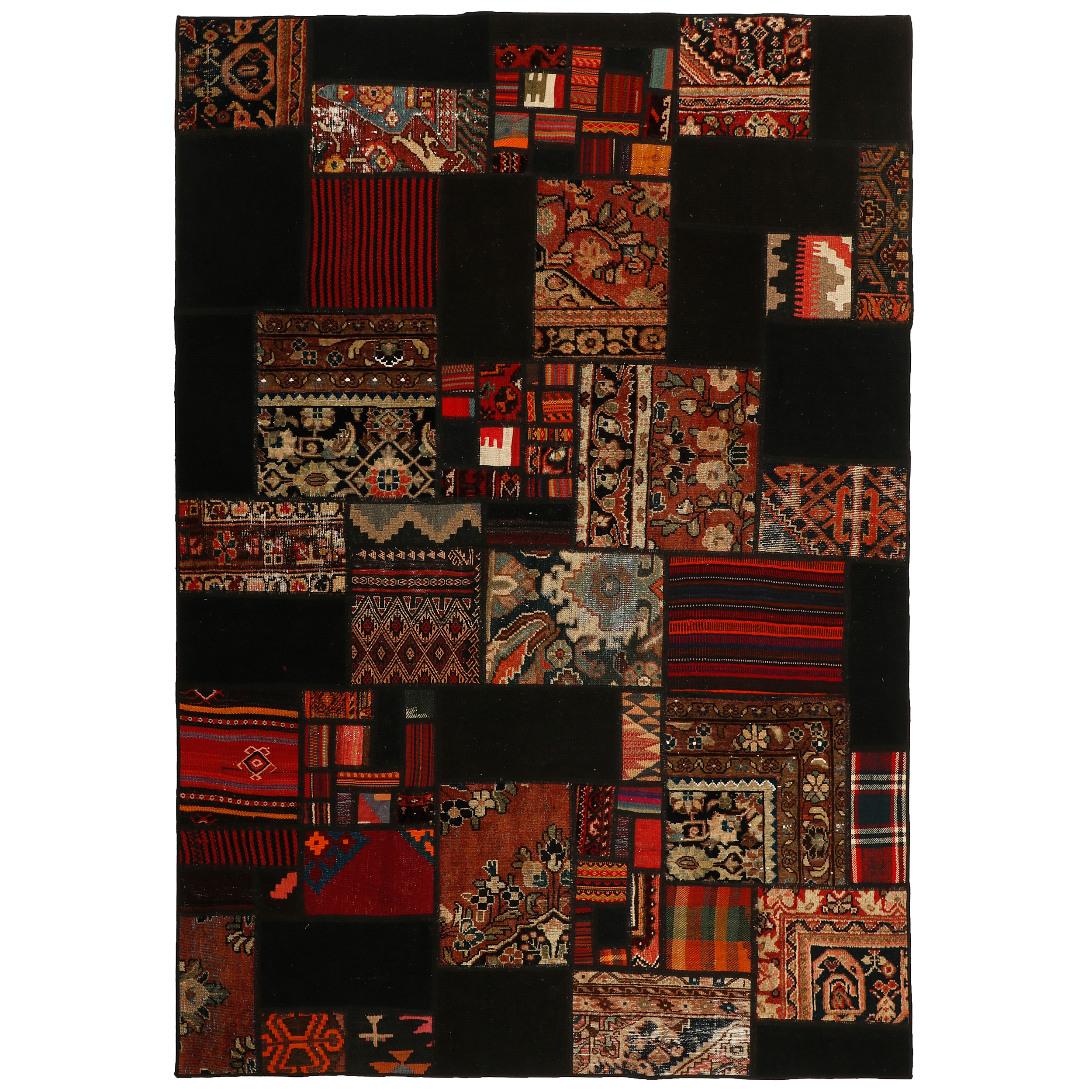 کلاژ گلیم دستبافت سه و نیم متری مدل N2 کد 508755