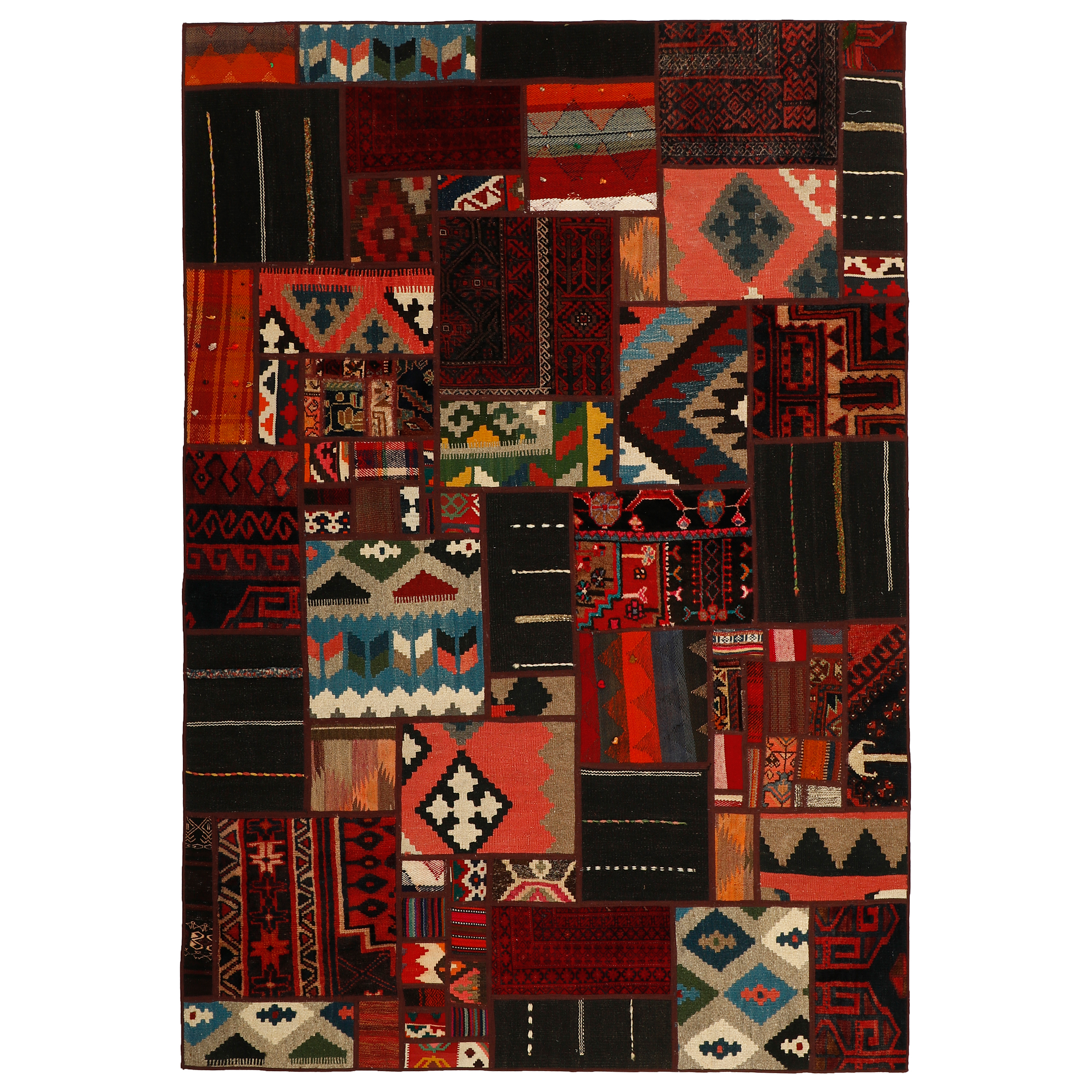 کلاژ گلیم دستبافت سه و نیم متری مدل N2 کد 508760