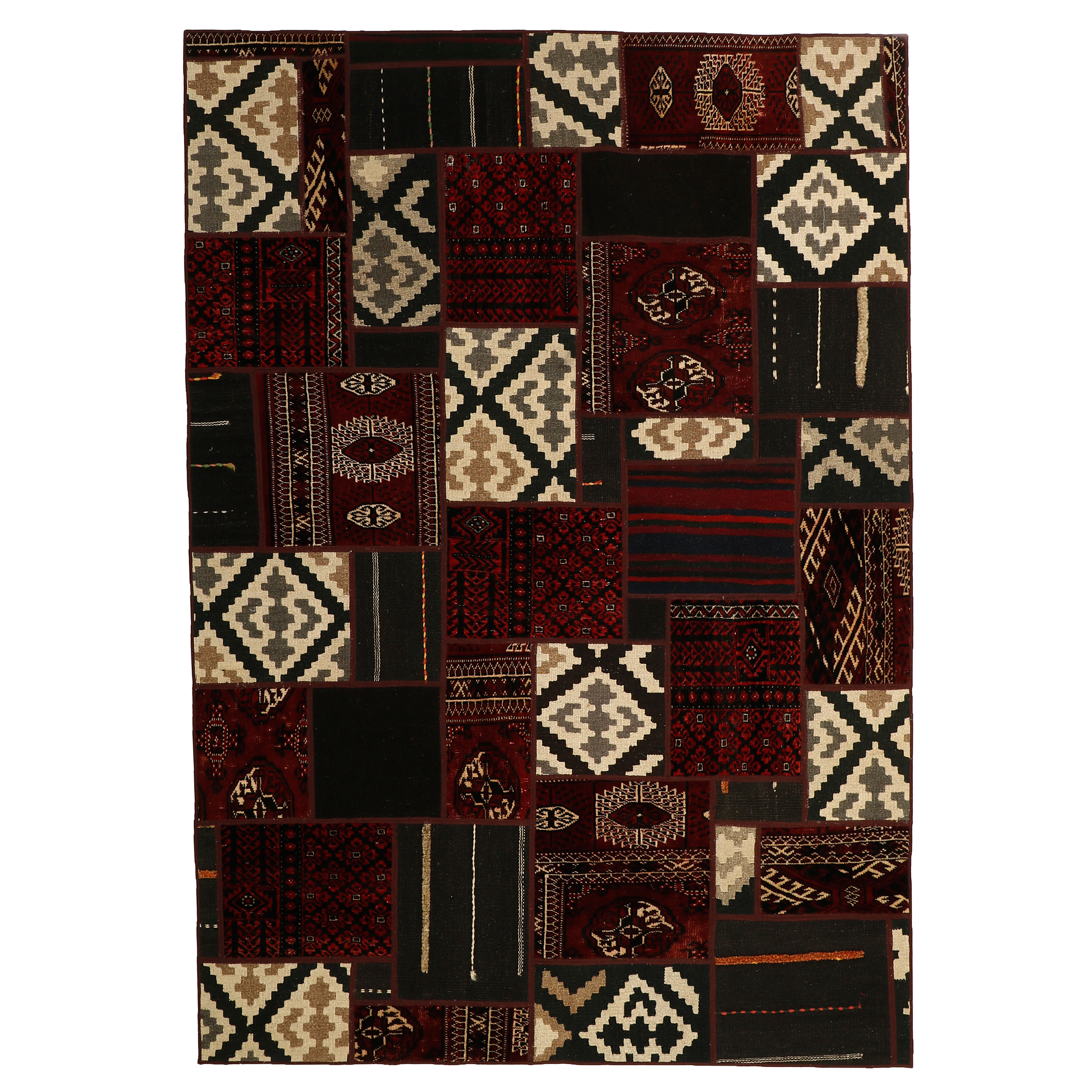 کلاژ گلیم دستبافت سه و نیم متری مدل N2 کد 508761