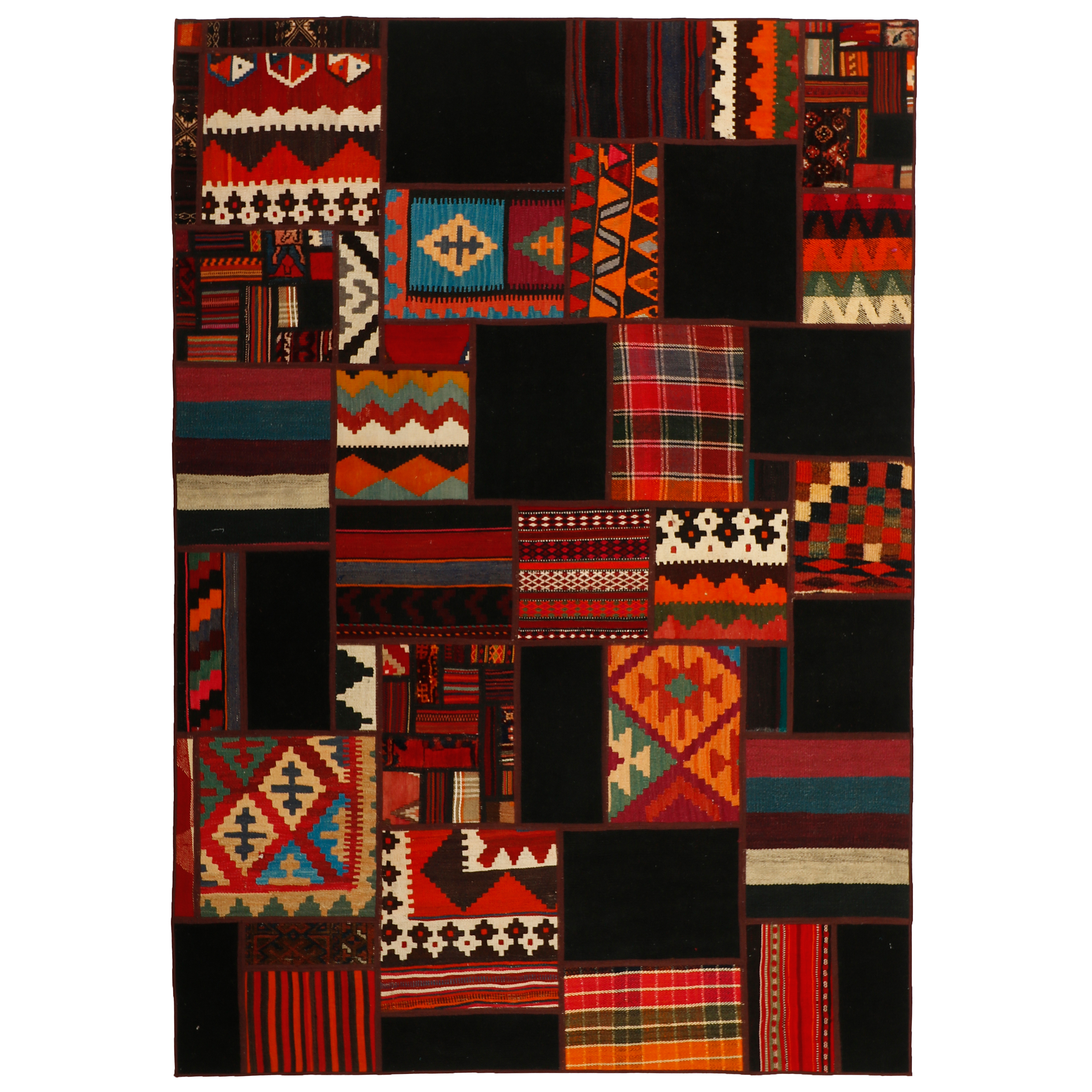 کلاژ گلیم دستبافت سه و نیم متری مدل N2 کد 508762