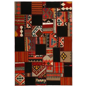 کلاژ گلیم دستبافت سه و نیم متری مدل N2 کد 508764