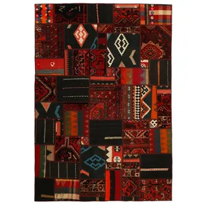 کلاژ گلیم دستبافت سه و نیم متری مدل N2 کد 508765