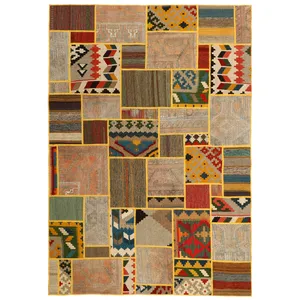 کلاژ گلیم دستبافت سه و نیم متری مدل N2 کد 508772