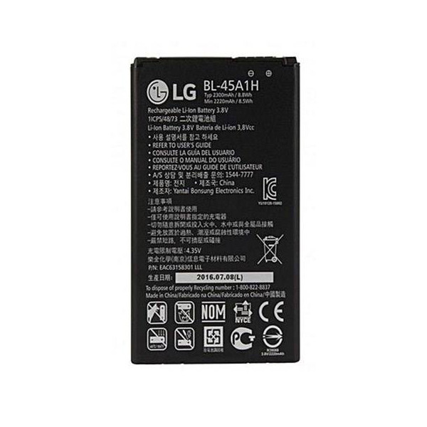 باتری موبایل مدل BL-45A1H ظرفیت 2300 میلی آمپر ساعت مناسب برای گوشی موبایل ال جی K10 2016