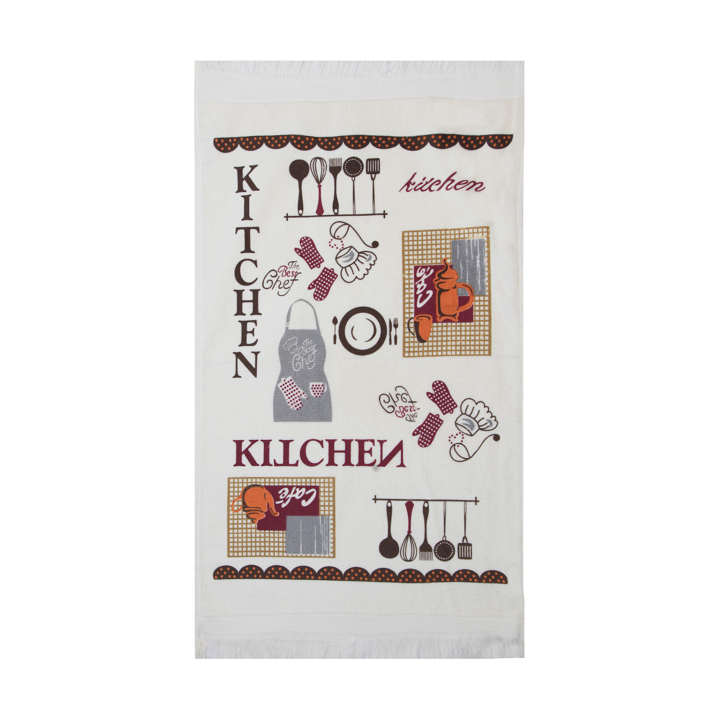 حوله آشپزخانه آکیپک مدل Kitchen سایز 40x60 سانتی‌متر