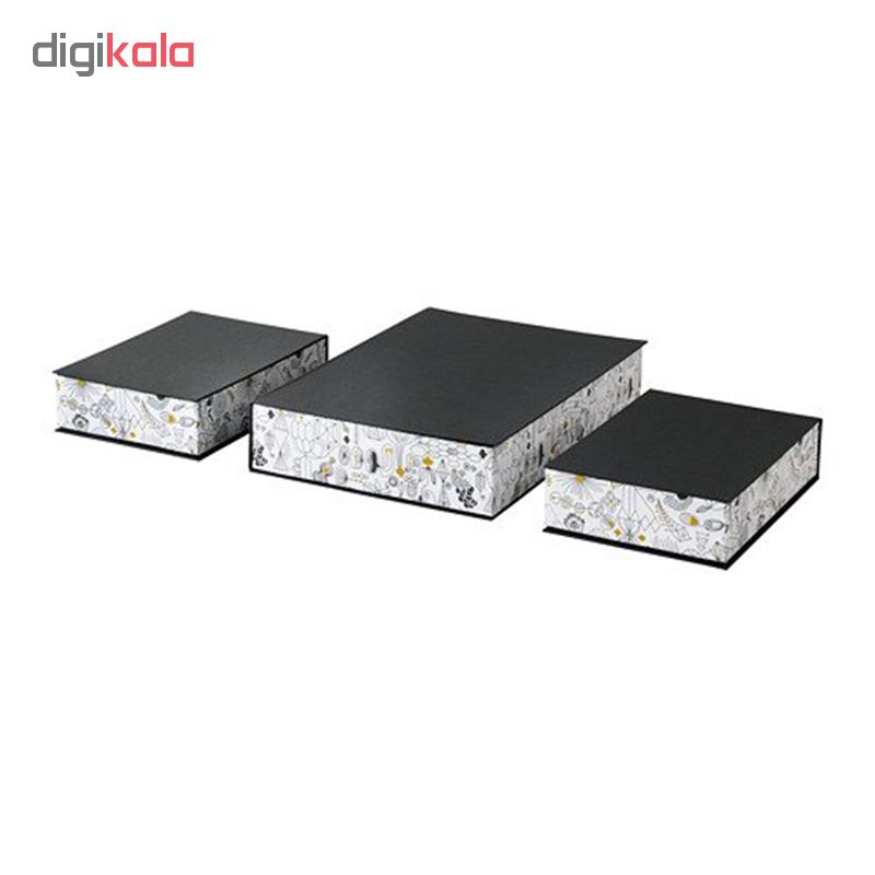 جعبه نظم دهنده ایکیا مدل lankmoj 004.022.62 مجموعه 3 عددی