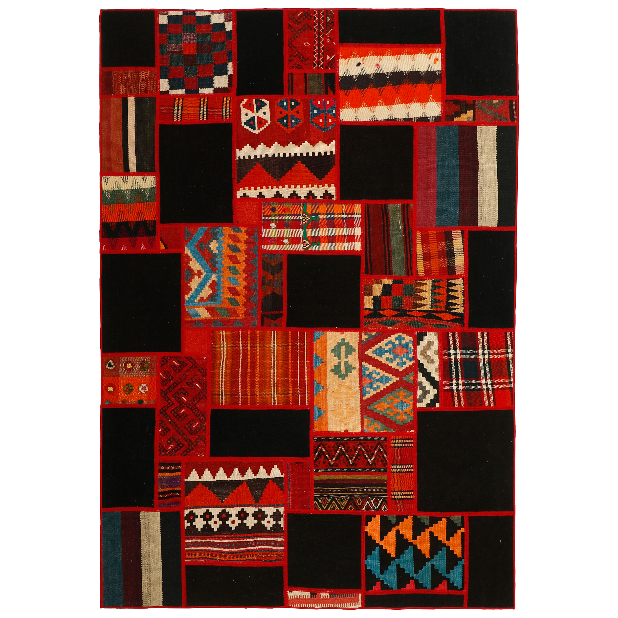 کلاژ گلیم دستبافت سه و نیم متری مدل N2 کد 508766