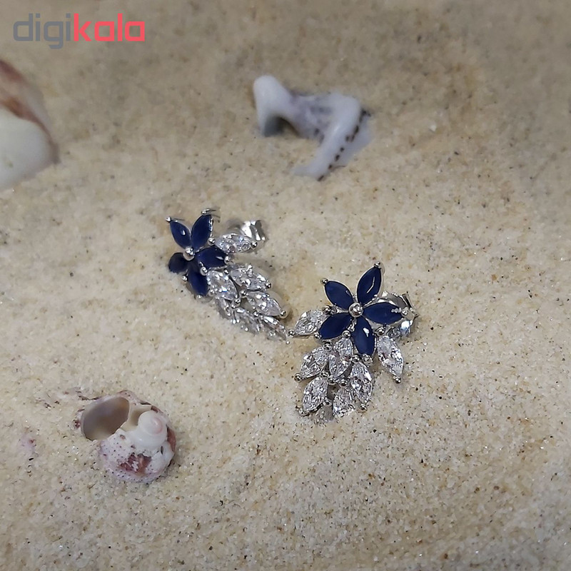 گوشواره نقره زنانه اقلیمه کد EN381